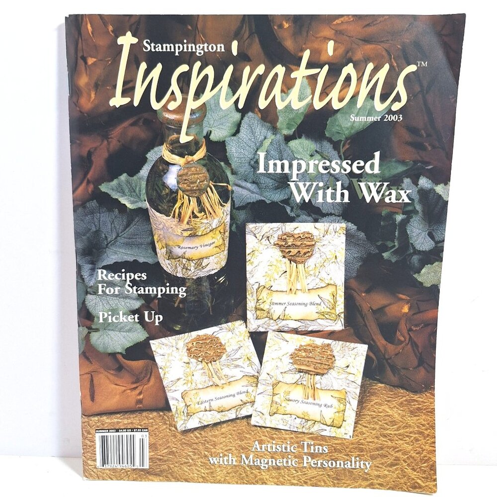 Stampington Inspirations Summer 2003 Magazine Stamping Rubber Art